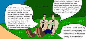 Duncan/Phil Griffin hanging out lakeside at home