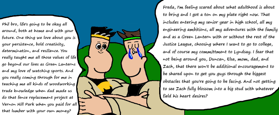 Duncan reassures Phil his life will be okay