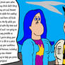 Freda reassuring Duncan he'll ace his projects