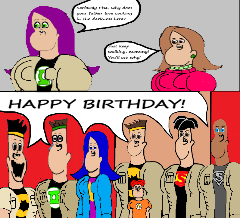 Beatrice Griffin's birthday surprise!