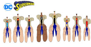 Superman Family feet funnies cover!