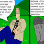 Peter Griffin removing socks with grandson Phil!