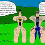Paul/Duncan showing their beyond rancid feet!
