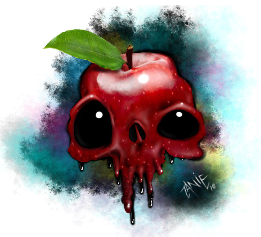 Exploding Apple Skull Apple Skull by johzany on DeviantArt