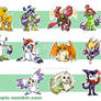 Digimon Keychains