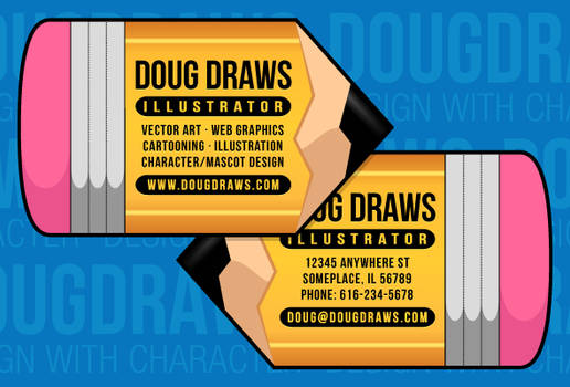 Doug Draws Business Card