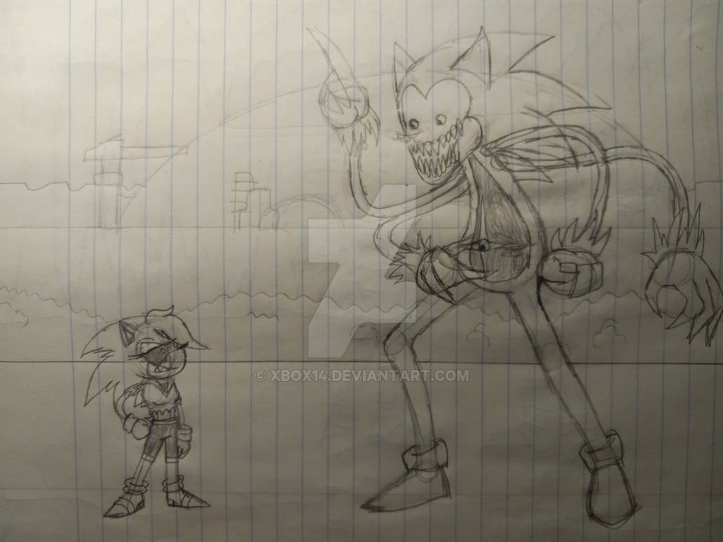 Sonica.exe meets Fatal Error by Xbox14 on DeviantArt