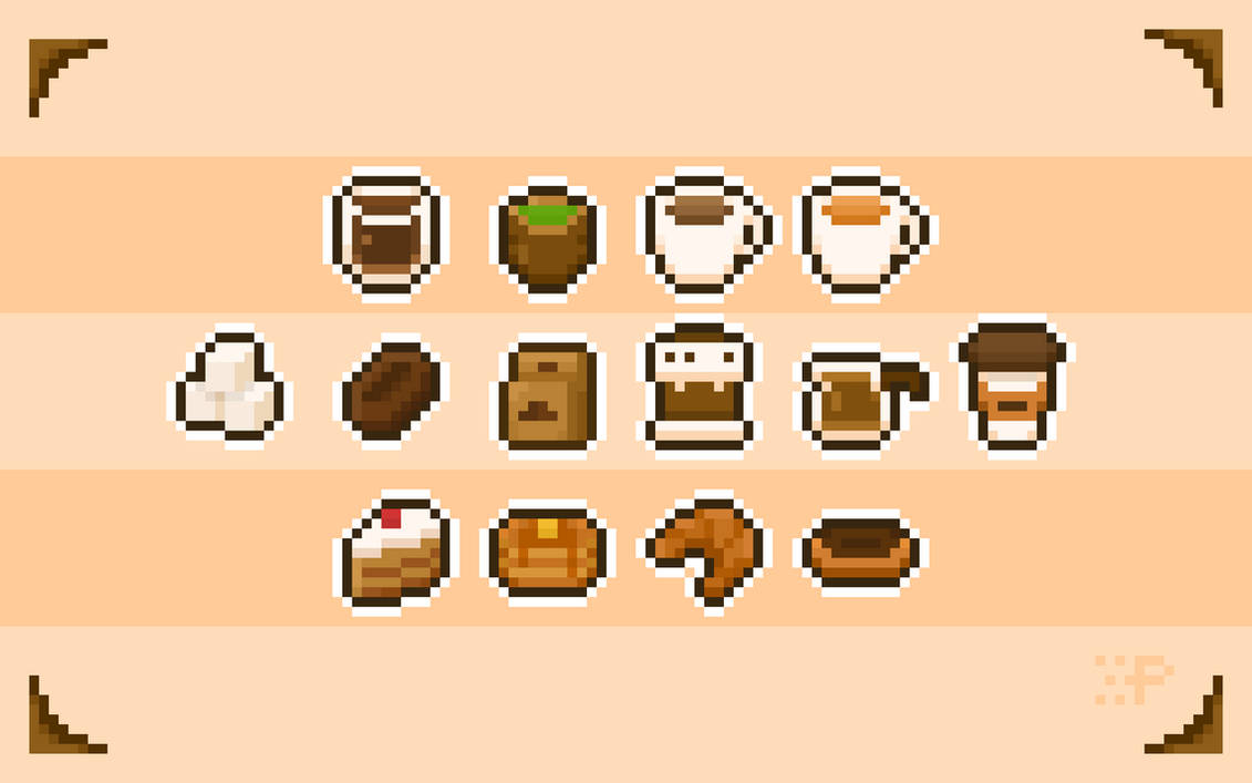 Cafe Things by Pxl-Pastika on DeviantArt