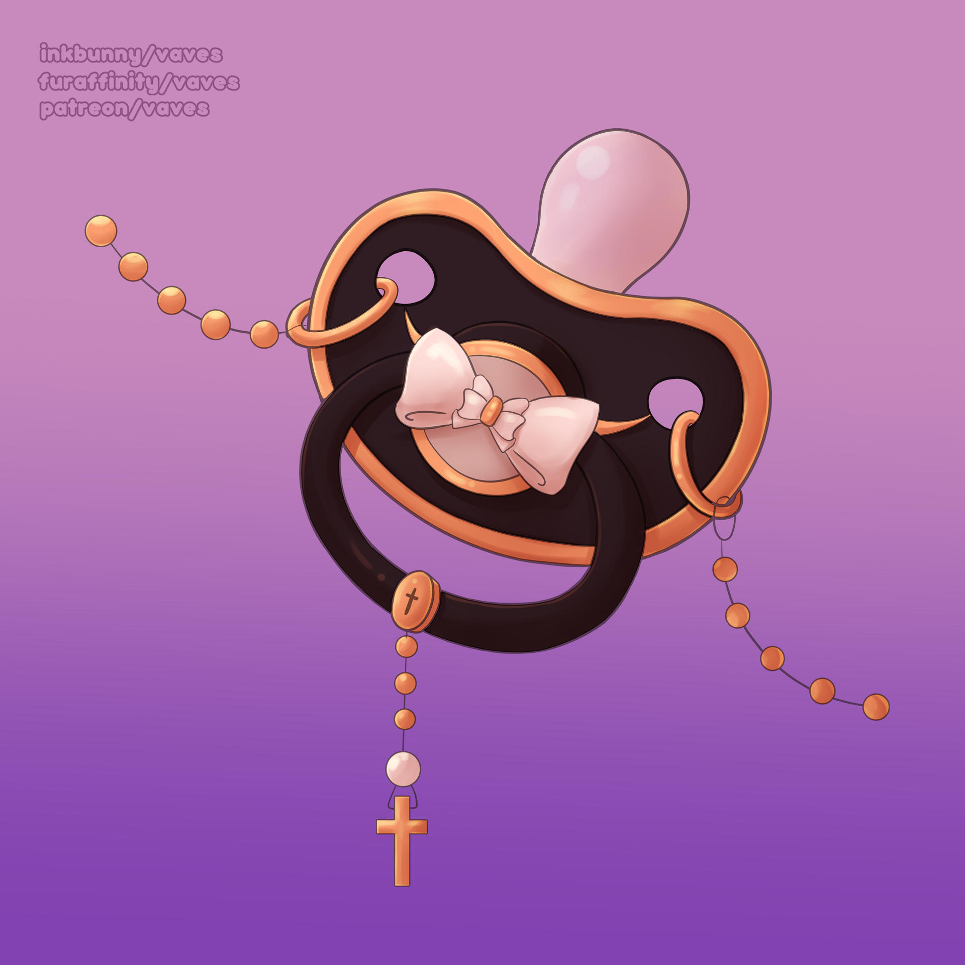 Pacifier Base Deviantart Pacifier design: Nun themed by Vaves483 on DeviantArt