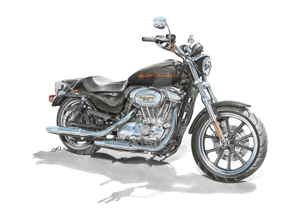Harley Davidson Sportster by SIMPSONARTISTRY on DeviantArt