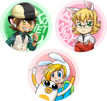 Buttons 2011: Kotetsu Barnaby Fionna and Cake