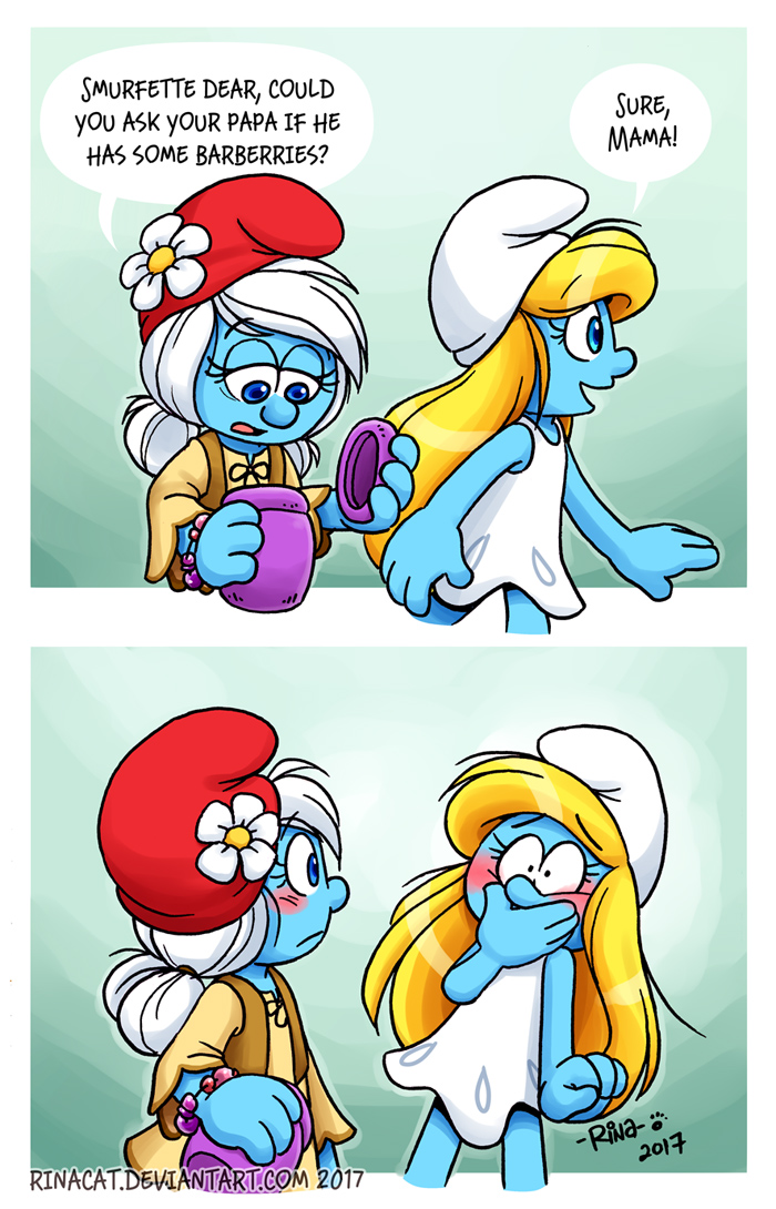 Smurfing by Moonbased on DeviantArt