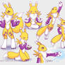 Digimon: Renamon 2014 doodles