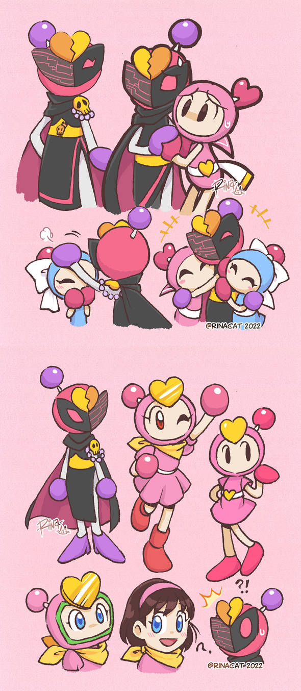 Bomberman: Pretty Bomber Doodles by rinacat on DeviantArt