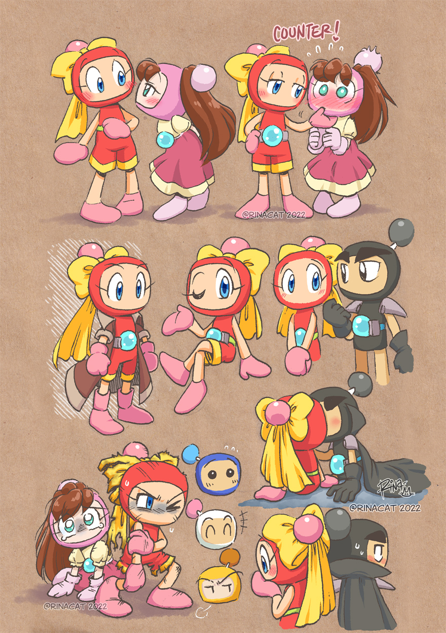 Chibi Super Bomberman R.U.S.H. ~ by The-Brunette-Amitie on DeviantArt