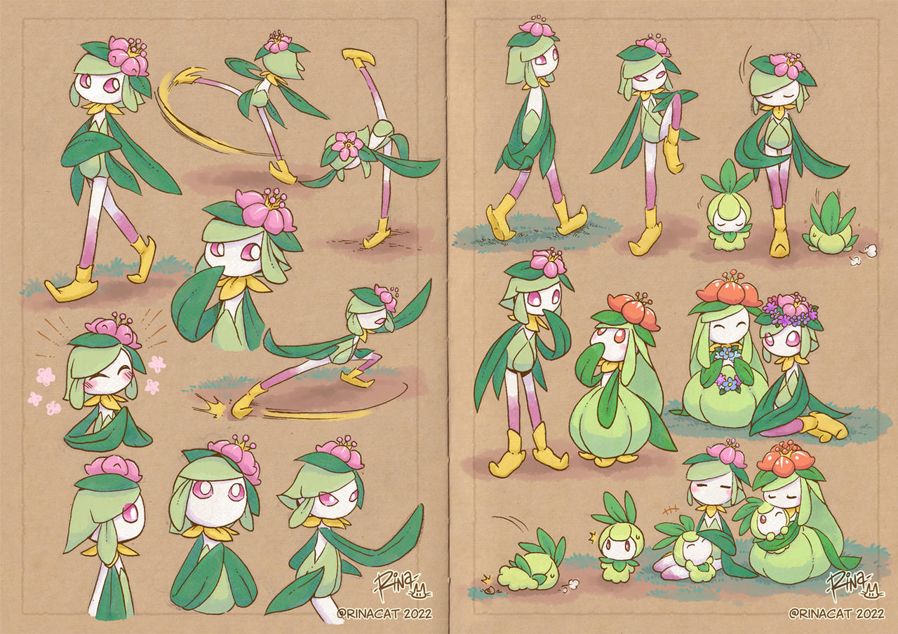Hisuian Lilligant Doodles by rinacat on DeviantArt