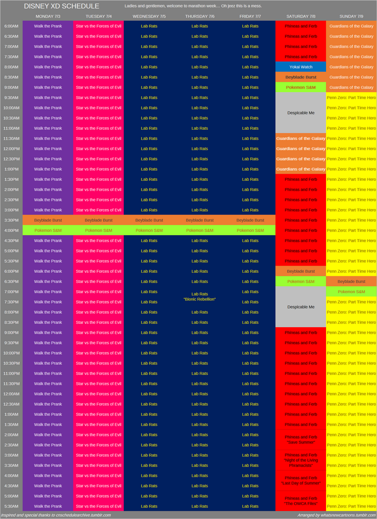 Disney Xd Schedule 2009 Disney Xd Schedule 2009