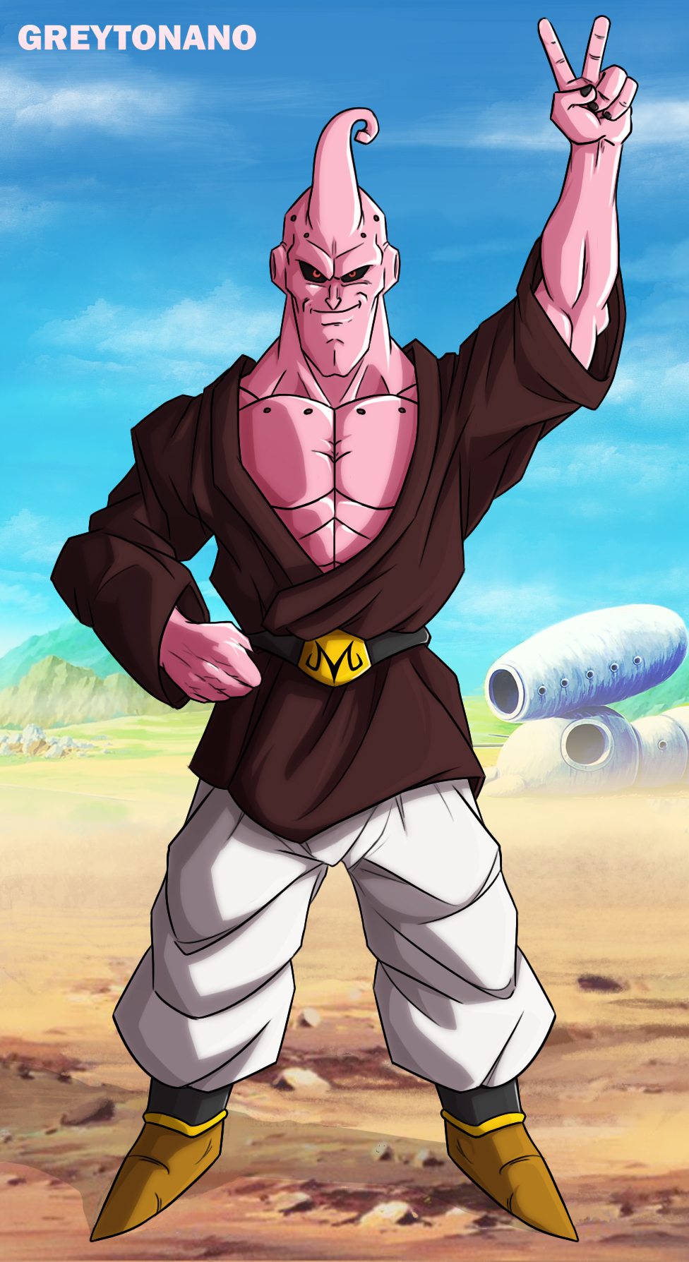 Dragon Ball Z the Antagonist Majin Boo by joshdancato on DeviantArt