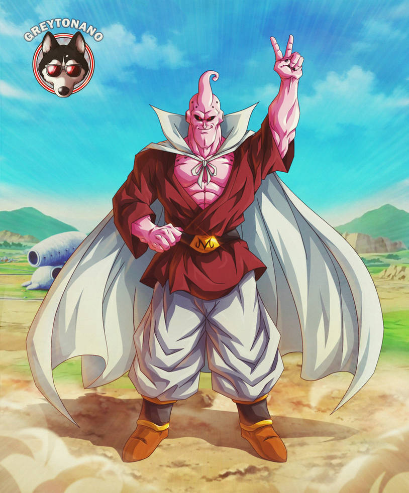 Maten Boo Majin Boo with Mr Satan absorbed by Greytonano on DeviantArt