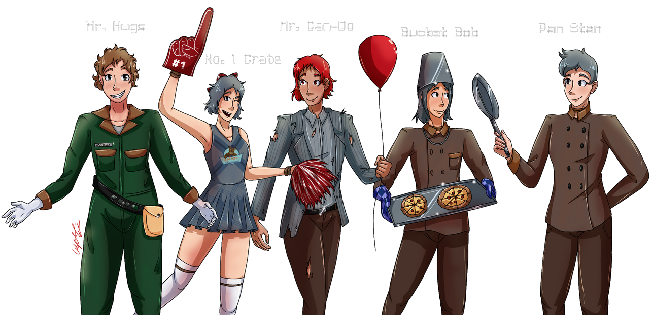 FNaFPS: Trash and the Gang by Corrupted-Ciphers on DeviantArt