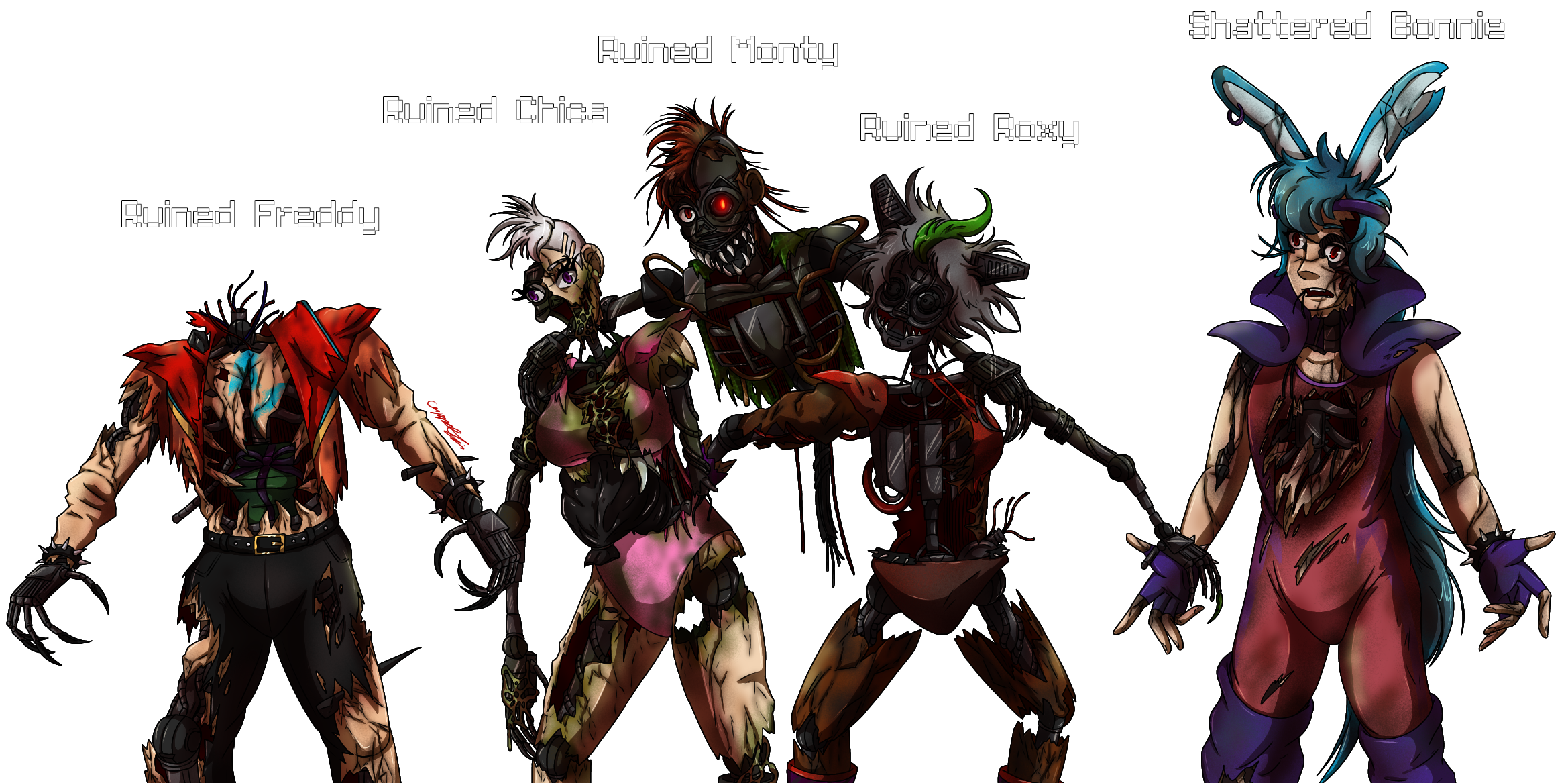 FNaF SB Ruin Fanart in 2023