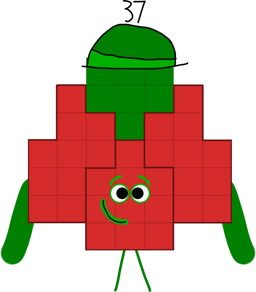 NumberBlock 37 by Mohammad2007 on DeviantArt