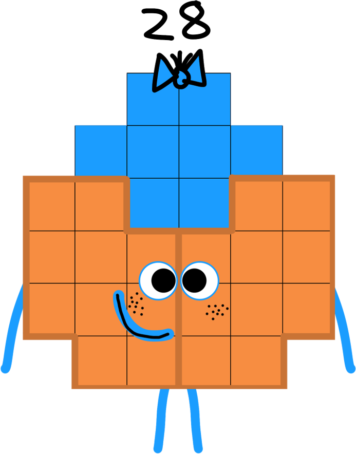 NumberBlock 28 by Mohammad2007 on DeviantArt