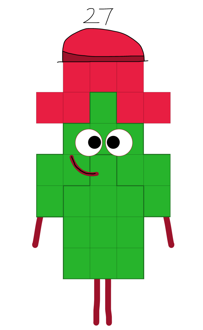 NumberBlock 27 by Mohammad2007 on DeviantArt