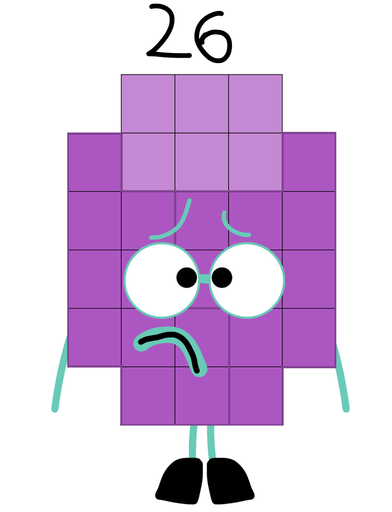 NumberBlock 26 by Mohammad2007 on DeviantArt
