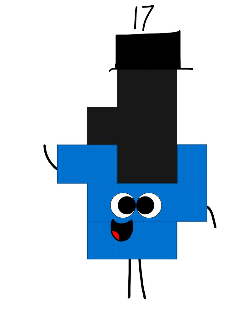 Number Lock 17 NumberBlock 17 by Mohammad2007 on DeviantArt