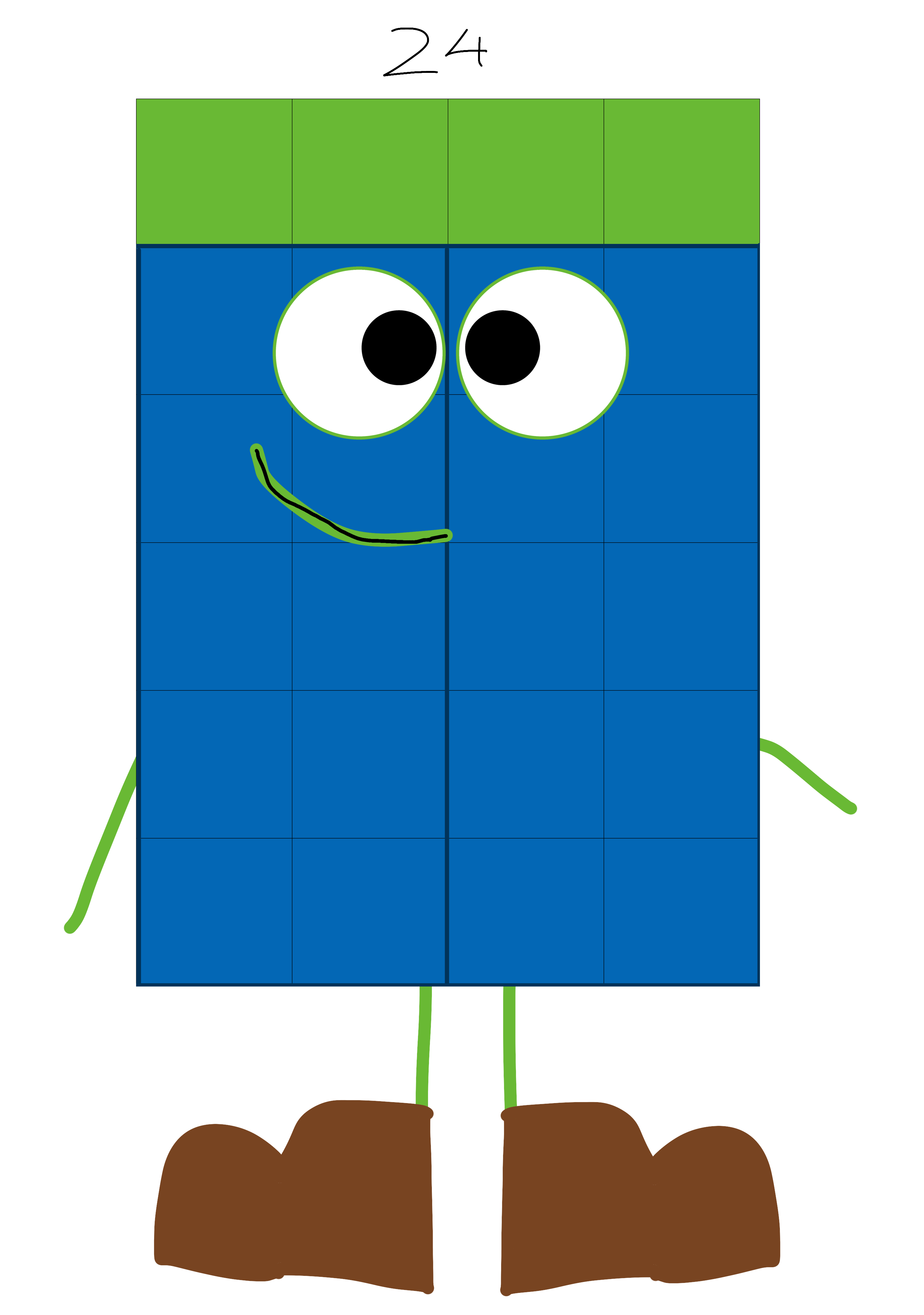 Numbers Chapter 24 Craft NumberBlock 24 by Mohammad2007 on DeviantArt