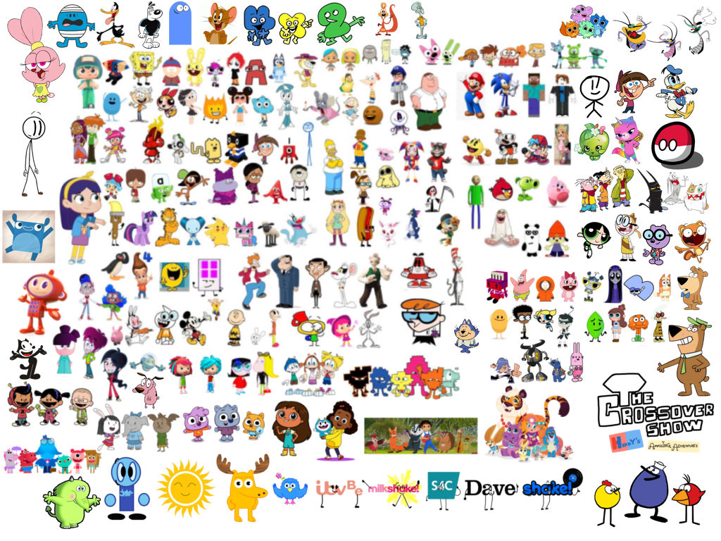 200 Characters Example 200 characters in the crossover show by Mohammad2007 on DeviantArt