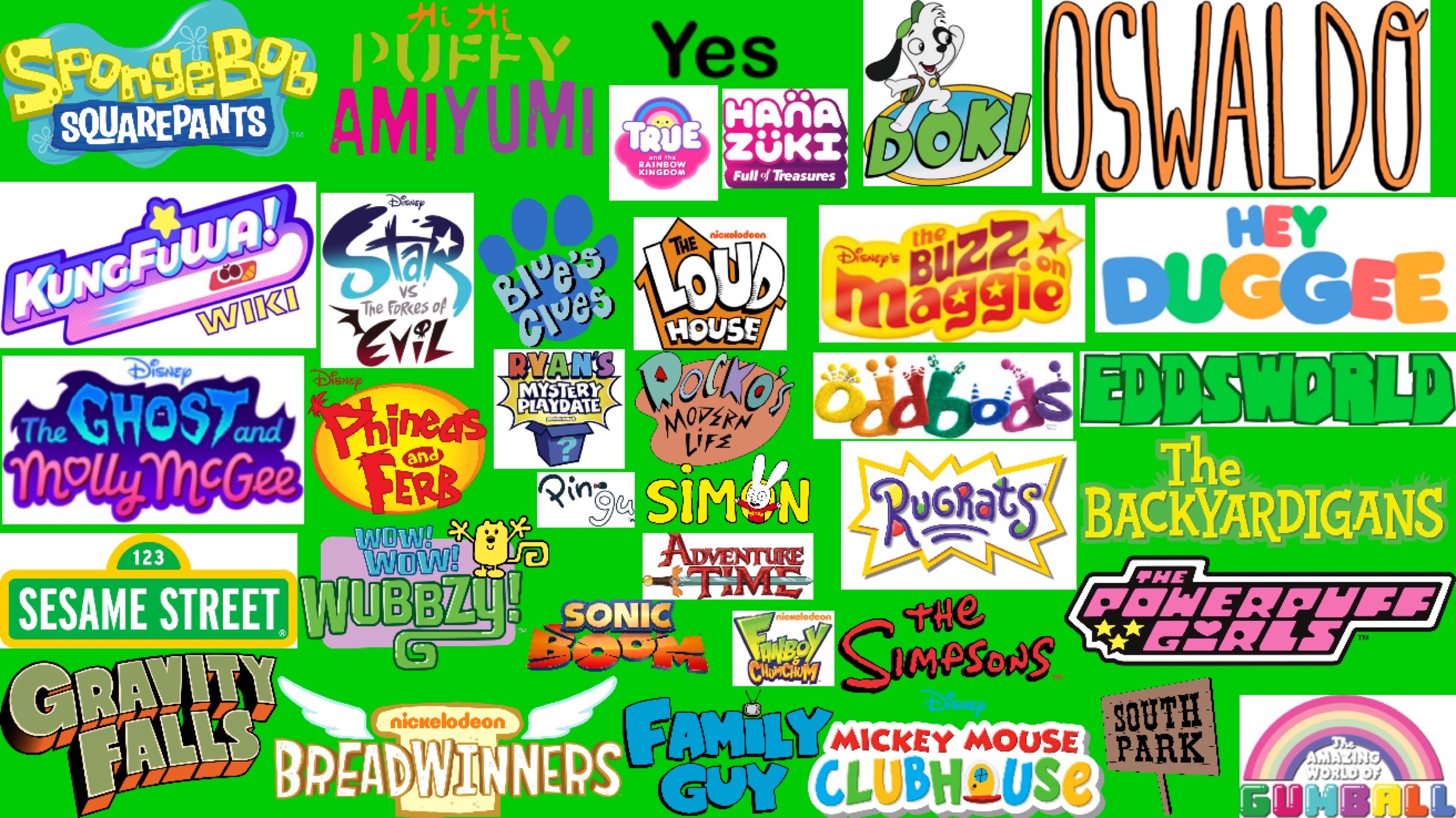 My Yes shows list by hectorblueguy2008 on DeviantArt