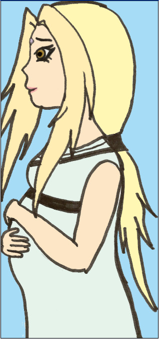 pregnant Tsunade