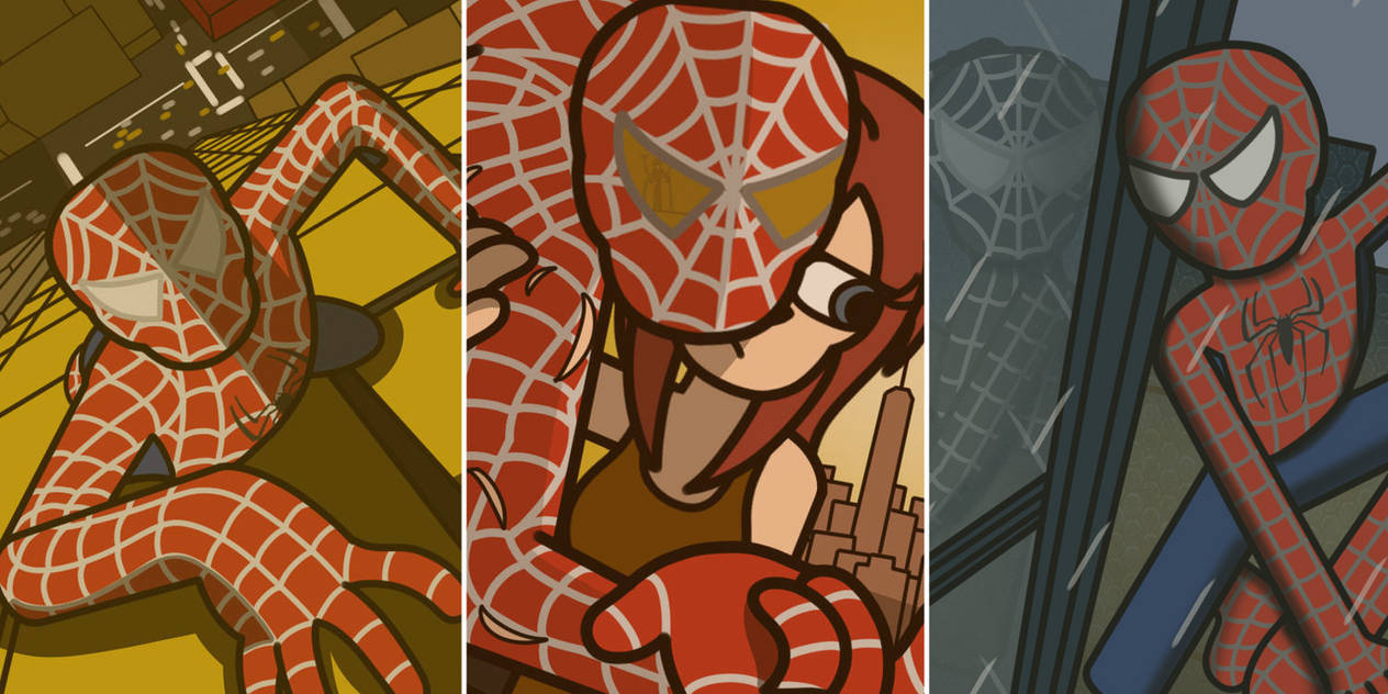 Sam Raimi Spider-Man Trilogy by WolfBilledArtist on DeviantArt