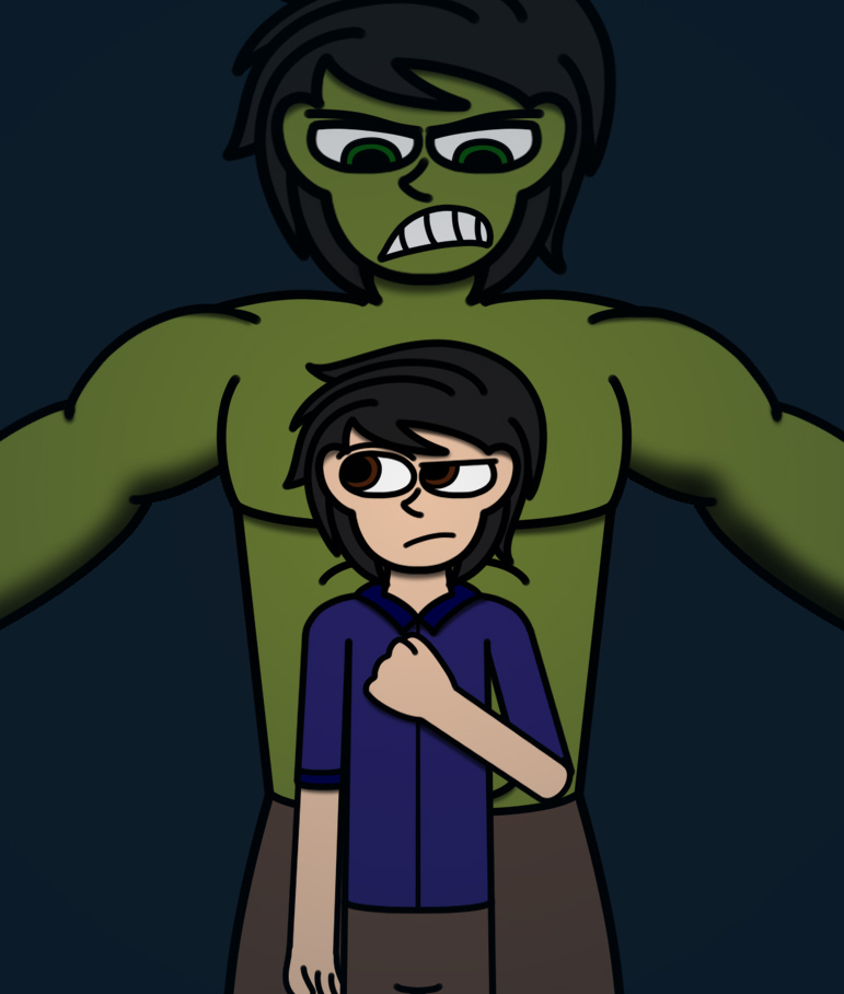 Bruce Scared Deviantart Marvel - Bruce and the Hulk by WolfBilledArtist on DeviantArt