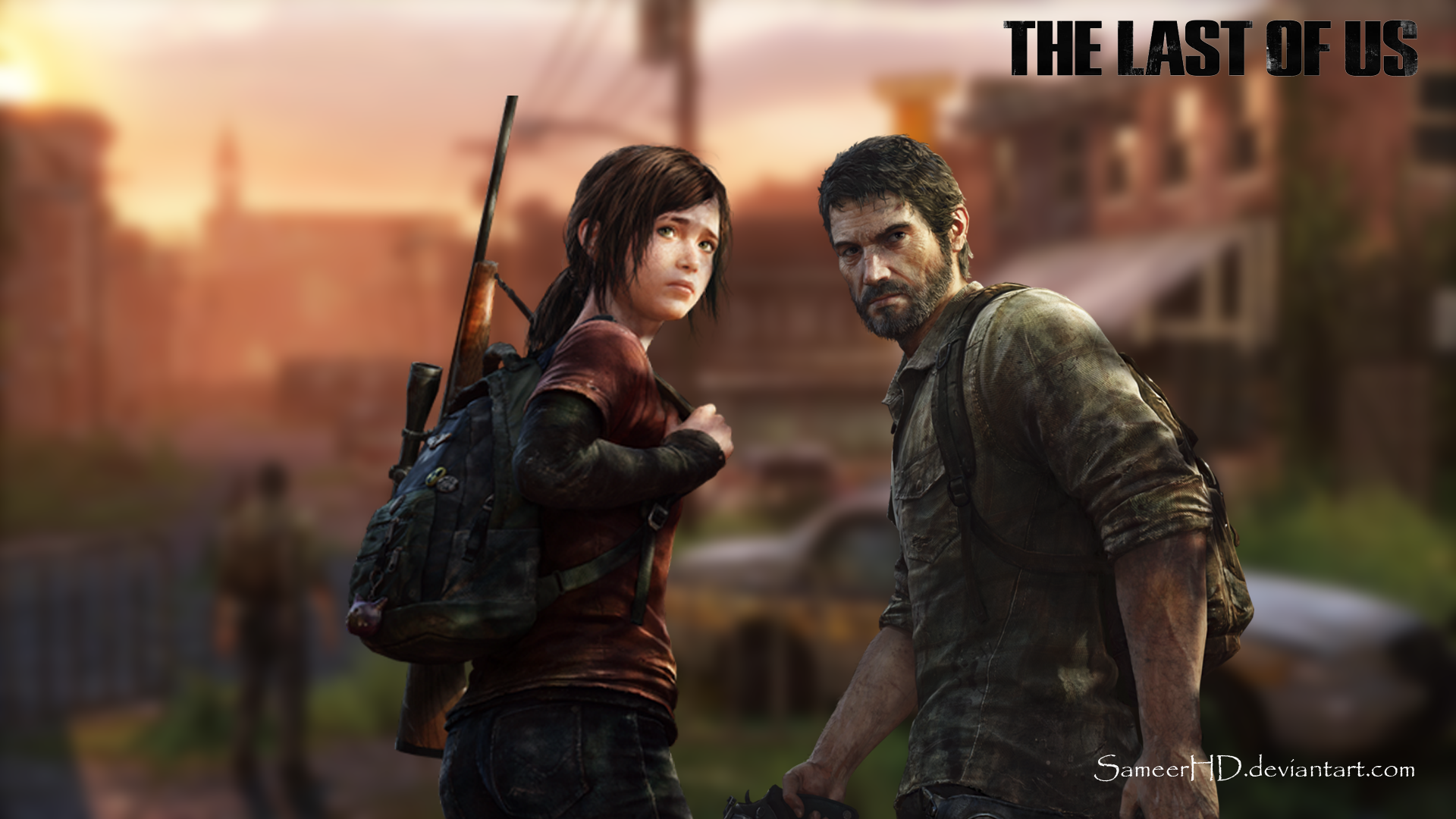 Joel Ellie Last of Us 2 4K Wallpaper #5.2486