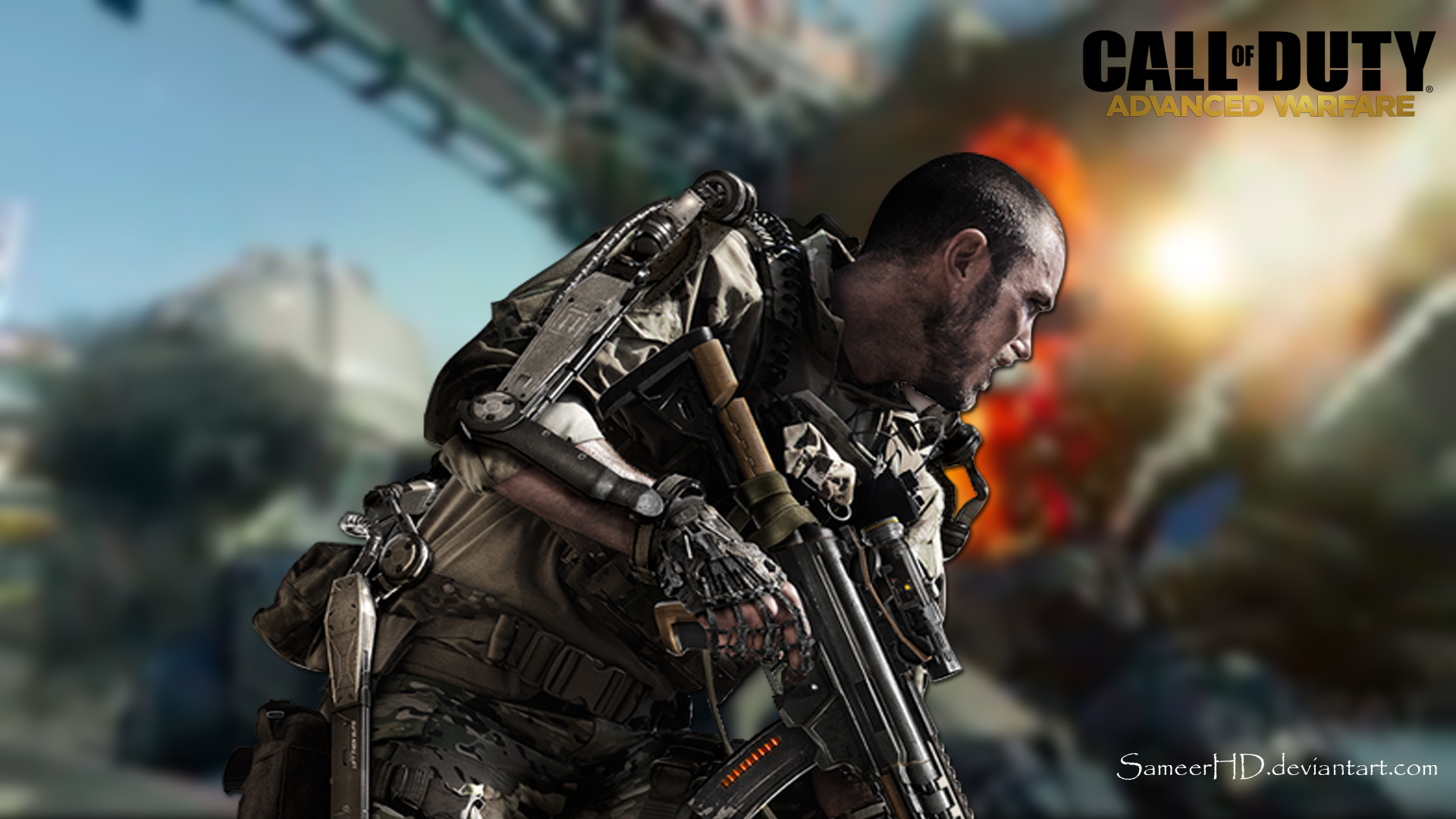 Call Of Duty : Advanced Warfare Soldier Wallpaper by SameerHD on DeviantArt Call Of Duty : Advanced Warfare Soldier Wallpaper by SameerHD on DeviantArt