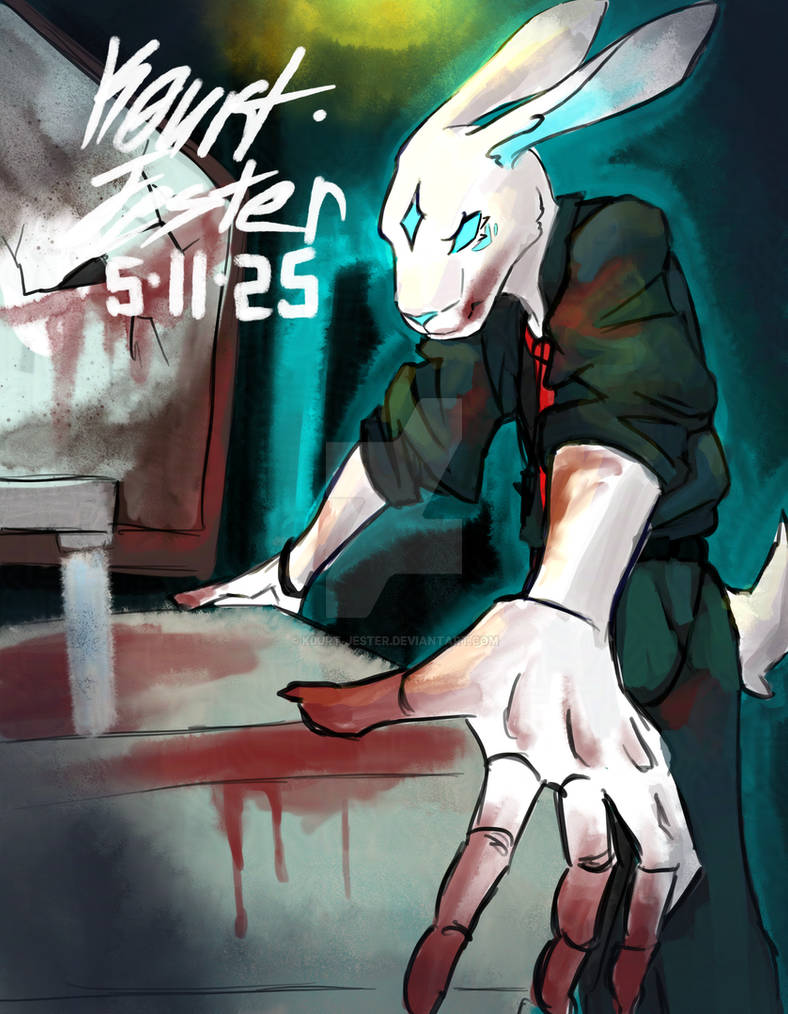 White Rabbit by K0urt-Jester on DeviantArt