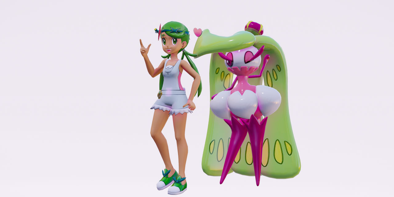 Mmd Mallow Mallow and Tsareena by MMD-kyu on DeviantArt