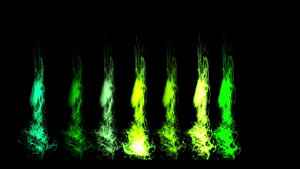 MMD AuraParticle Green Effect download