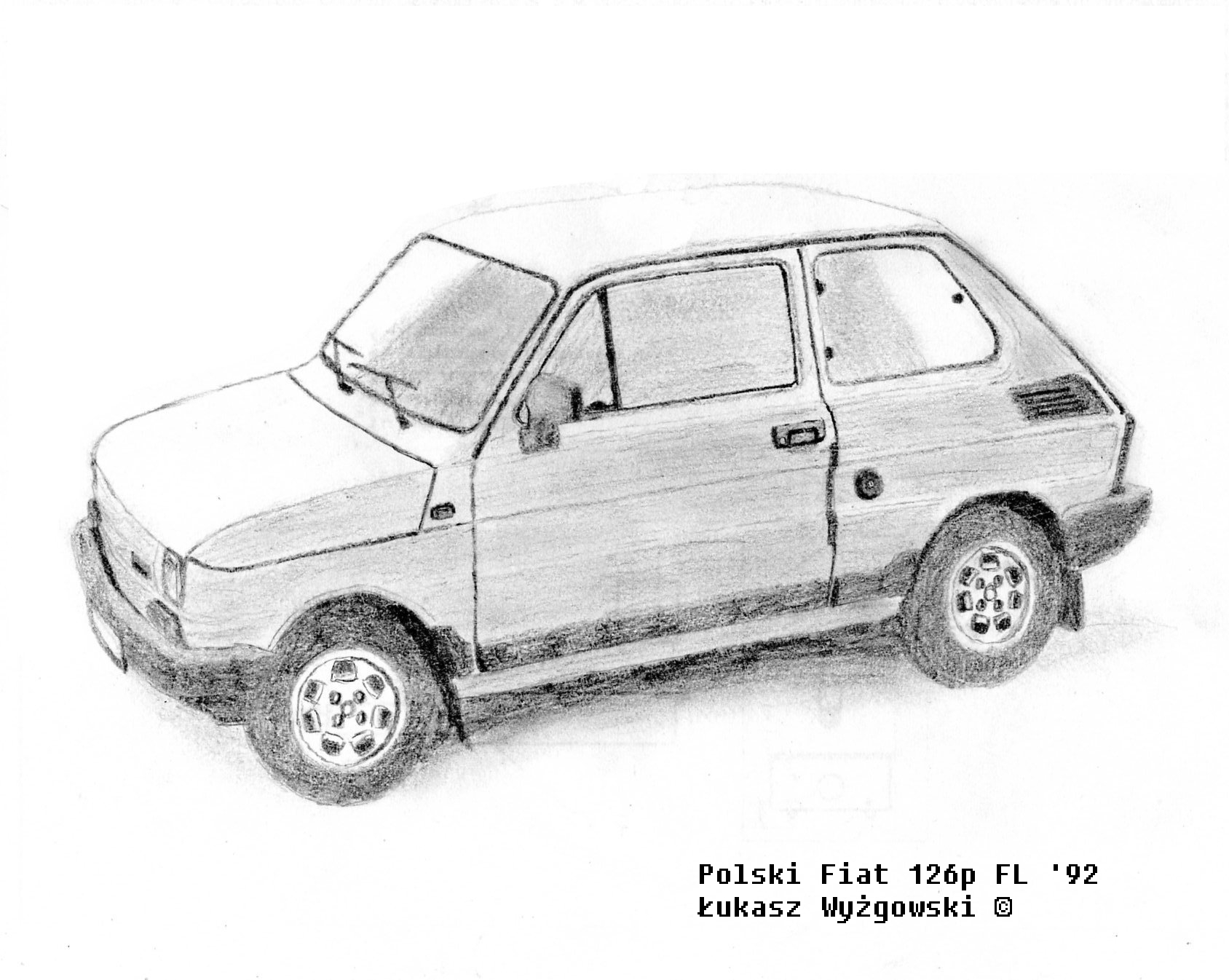 Polski Fiat 126p FL '92