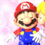 Peach Kissing Mario (Super Mario RPG Remake)