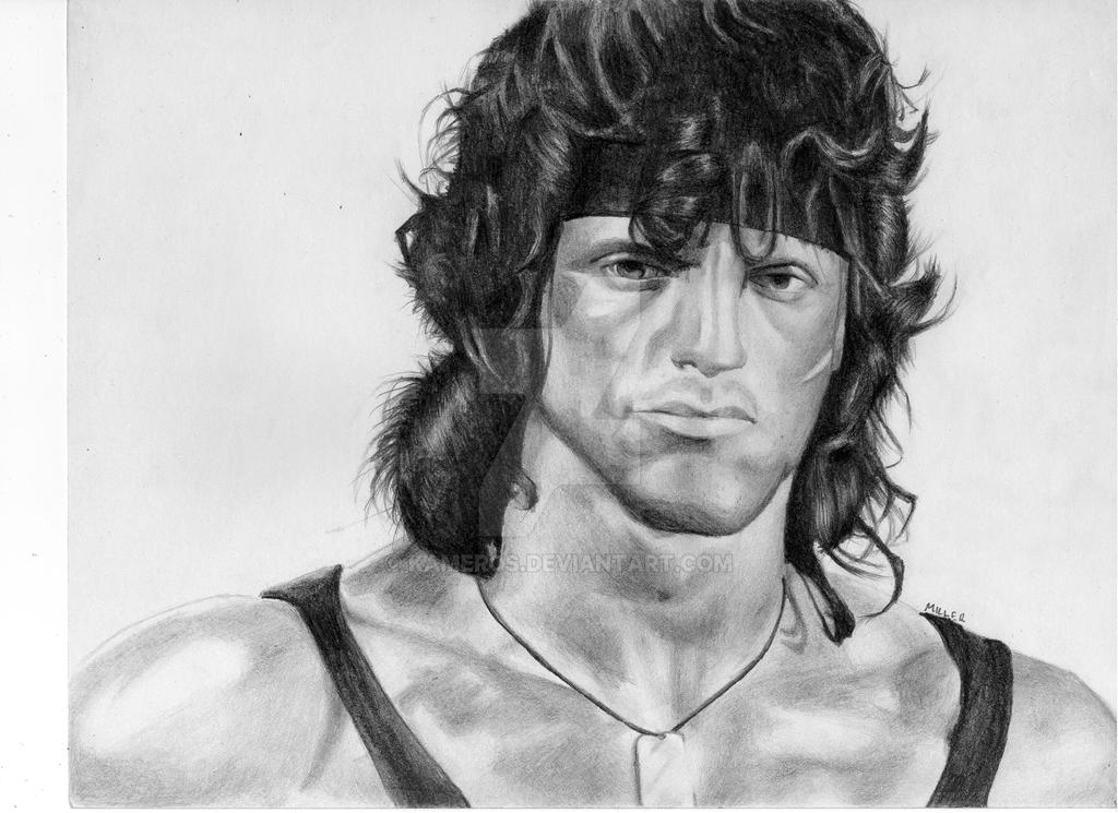 Quick Rambo Drawing Rambo by Kameros on DeviantArt