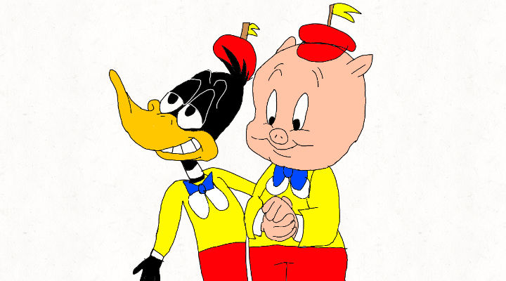 Daffy Duck and Porky Pig as The Tweedle Brothers by ...