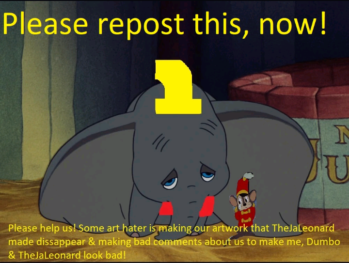 RESPOST THIS!!! HELP DUMBO AND TIMOTHY!!! by GabumonLispector2241 on ...