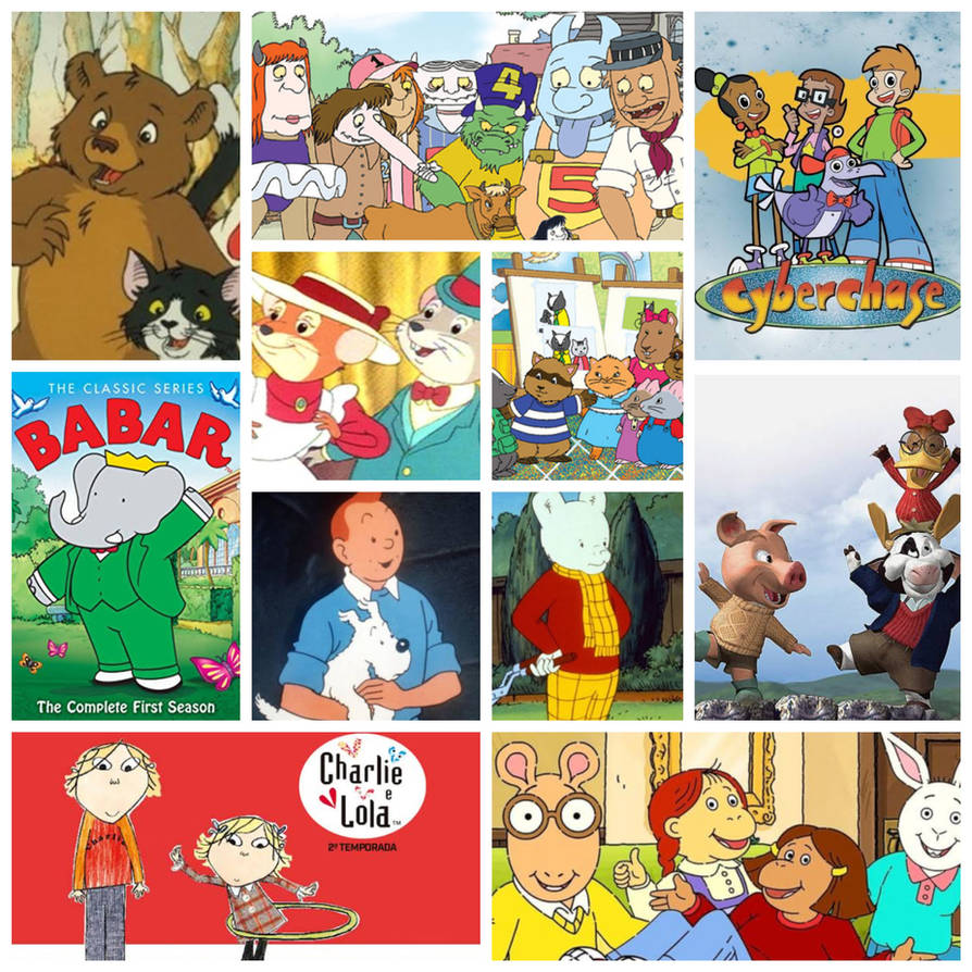 Childhood Cartoons Collage (Part 2) by GabumonLispector2241 on DeviantArt