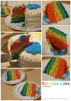 omnomnom rainbow cake