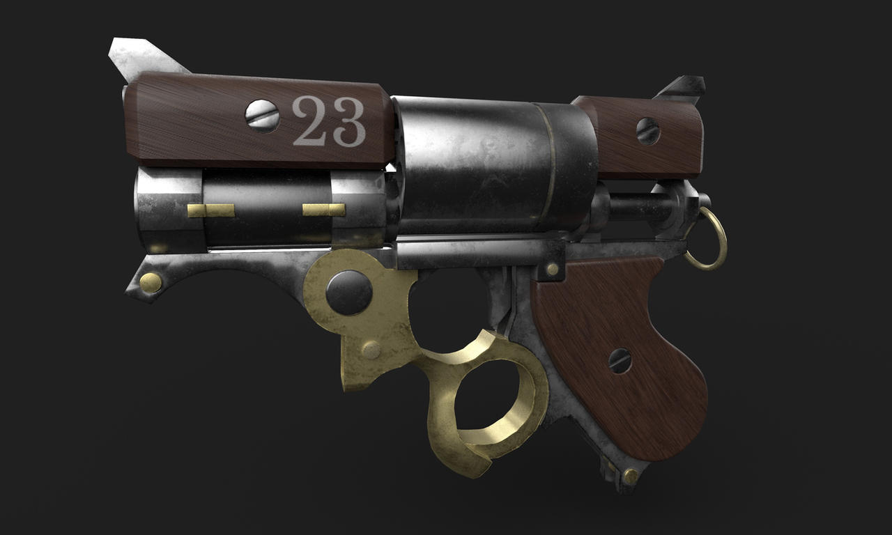 Video Game Revolver Model Game ready revolver model by Stacy8826 on DeviantArt