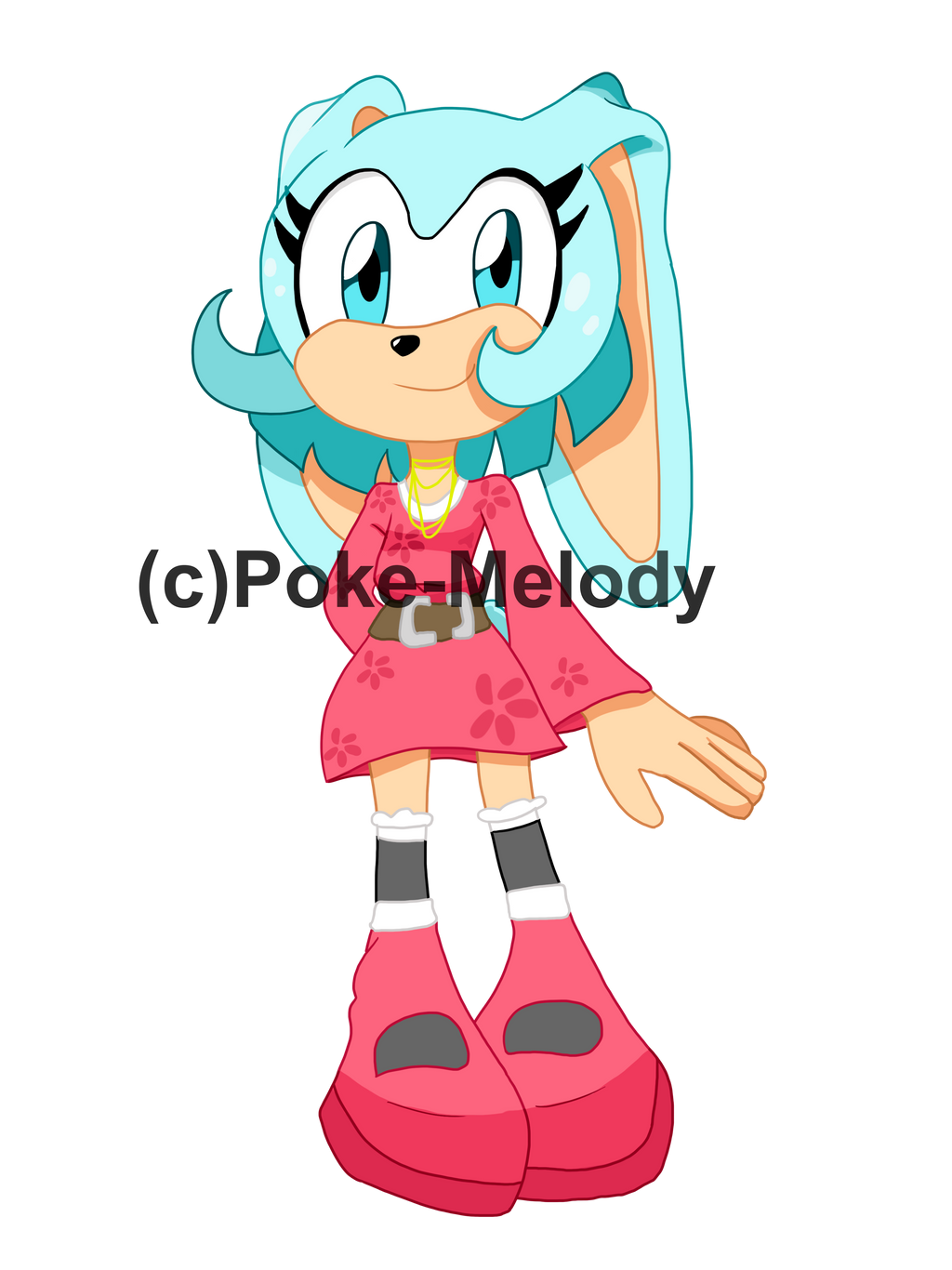 Sonic Oc Base Rabbit Sonic Bunny OC by Poke-Melody on DeviantArt